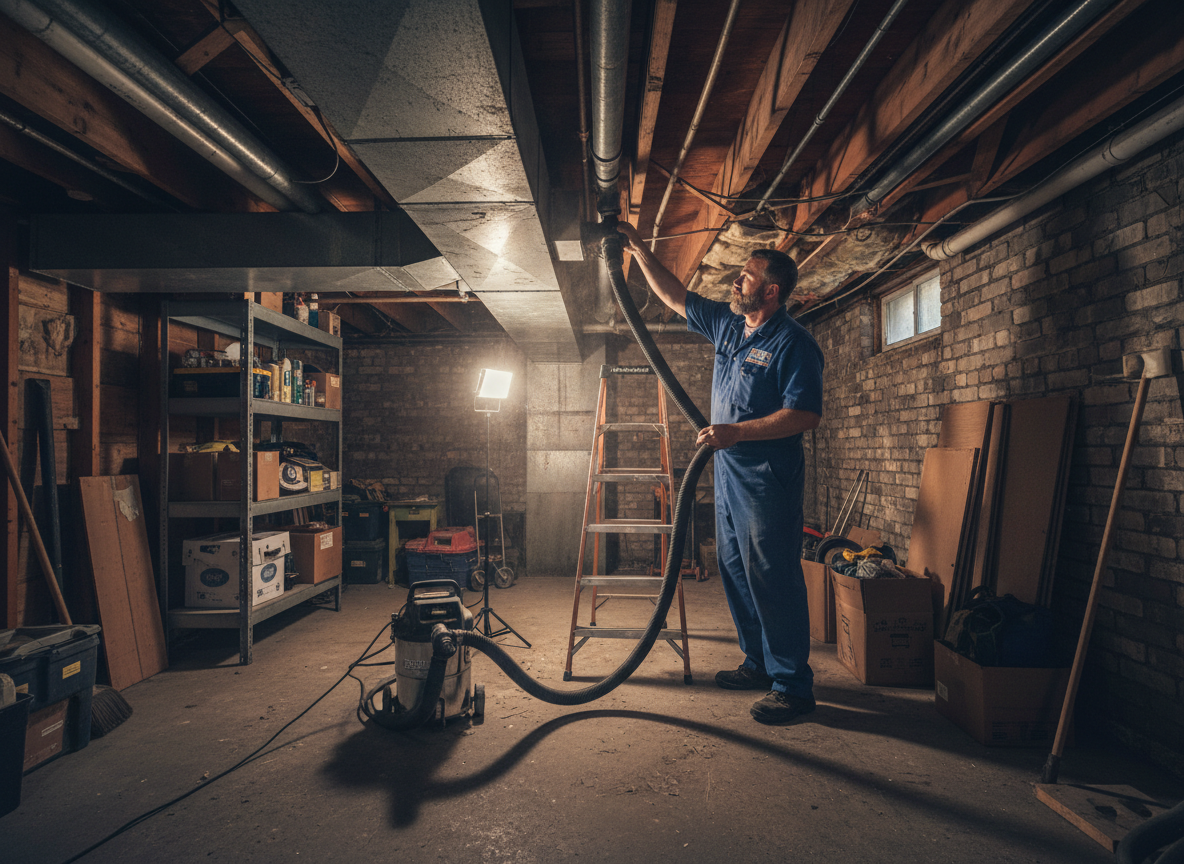 Basement Air Duct Cleaning in Gloucester, NJ
